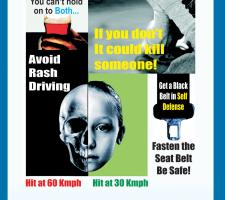 Road Safety Campaign poster