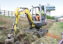 Wacker Neuson 38Z3 zero tailswing machine 