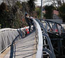 Bridge that crosses the Avon River