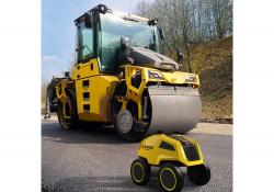 BOMAG is considering the viability of a compact autonomous rover unit to assess surface quality during construction work