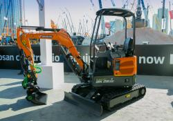 The electric-drive DX20ZE-7 mini excavator