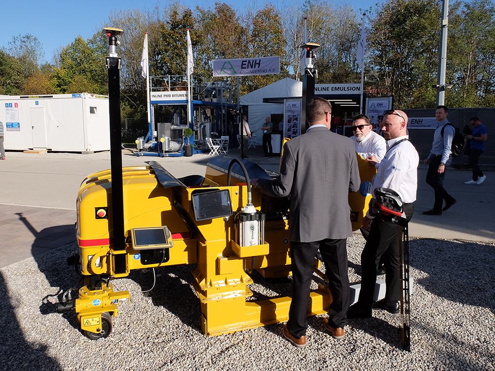 Electric power drives GOMACO’s new CC-1200e slipformer