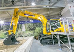 Komatsu’s new Proterra-powered PC210E excavator  