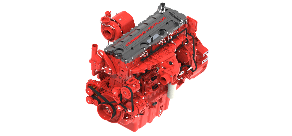  Cummins upgraded engines, with displacements from 2.8-15litres, range from 36-503kW in power